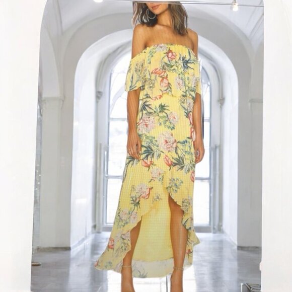 B.B. Dakota Madison Boho Romantic Feminine Resort  High Low‎ Dress Size 8 - Picture 9 of 9